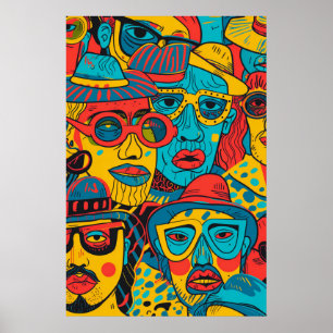 Poster 742 Héros de tous les jours de la mosaïque urbaine