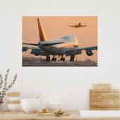 POSTER 747 AIRLINER (Cuisine)