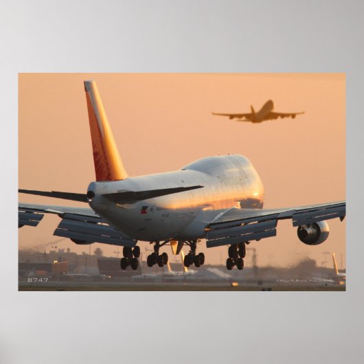 POSTER 747 AIRLINER (Devant)
