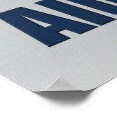 POSTER 747 SURCAST D'ALUMINIUM (Coin)