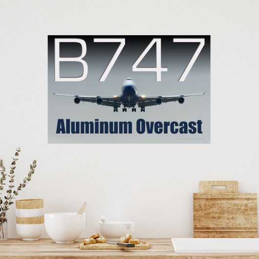 POSTER 747 SURCAST D'ALUMINIUM (Cuisine)