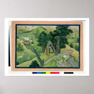 Poster 74.73 Rama and Lakshmana wandering in search of Si