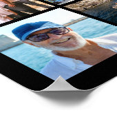 Poster 75e anniversaire 48 Photos 75 ans à venir (Coin)