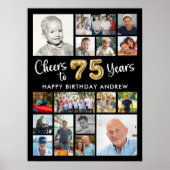 Poster 75e anniversaire Black Gold 16 Photo Cheers to Yea (Devant)
