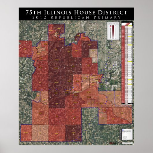 Poster 75th Illinois House District - Rep. Primaire 2012 (Devant)