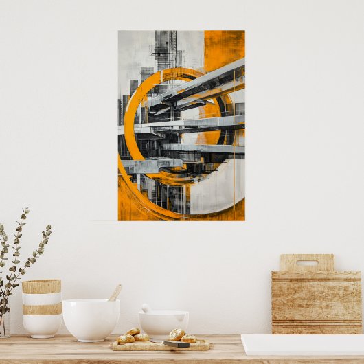 Poster 771 Abstrait (Cuisine)