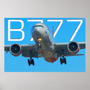 POSTER 777 AIRLINER