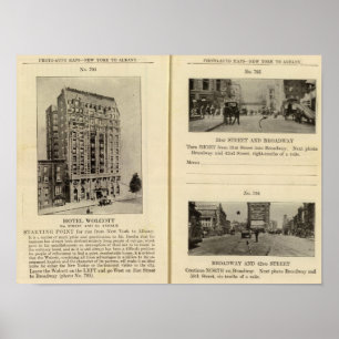 Poster 79496 Hotel Wolcott Broadway aux 31e et 42e