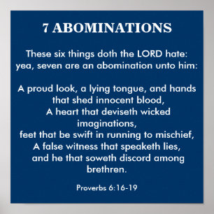 POSTER 7 ABOMINATIONS