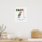 Poster 7 ans ensemble photo Collage Anniversaire Mariage (Cuisine)