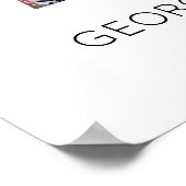 Poster 7 ans ensemble photo Collage Anniversaire Mariage (Coin)