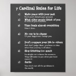 Poster 7 Cardinal Rules for LIFE<br><div class="desc">7 Cardinal Rules for LIFE Over 4000 FineART Posters Canvas, POD Gifts Photos Images Graphics by Navin Joshi Artist Wall Art, Canvas Prints, Framed Prints, Acrylic Prints, Metal Prints, Prints, Posters Home Decor, Throw Pillows, Duvet Covers, Shower Curtains, Tote Bags, Hand Towels, Bath Towels, Bath Sheets, Life STyle, Weekender Tote...</div>