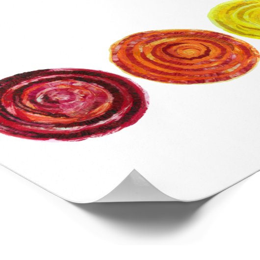 Poster 7 chakras #1 Effacement de l'oeuvre (Coin)