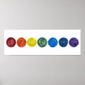 Poster 7 chakras #1 Effacement de l'oeuvre (Devant)