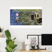 Poster 7 Eglises de l'Apocalypse - Présentation topograph (Bureau à domicile)