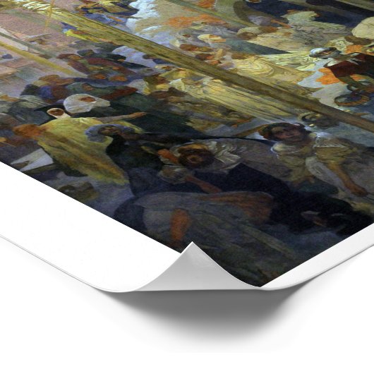 Poster #7 Jan Milic de Kromeriz, Mucha (Coin)