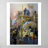 Poster #7 Jan Milic de Kromeriz, Mucha (Devant)