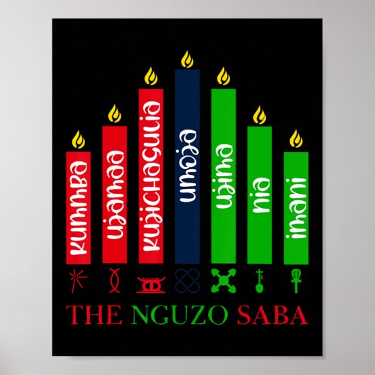 Poster 7 Principes De Kwanzaa (Devant)