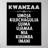 Poster 7 Principes De Kwanzaa (Devant)