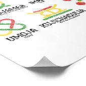 Poster 7 Principes De Kwanzaa Nguzo Hol Africain-Américai (Coin)