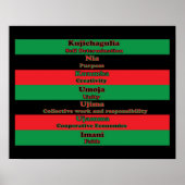 Poster 7 Principes de Kwanzaa (Vertical) (Devant)