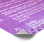 Poster 7 Règles cardinales pour la vie (Coin)