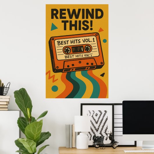 Poster 7, Rewind This!, Vintage (Bureau à domicile)