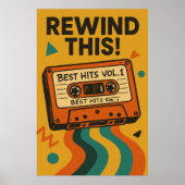 Poster 7, Rewind This!, Vintage (Devant)