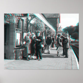 Poster 7 Valley Railway 1940's Day, Shropshire, Angleterr