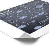 Poster 7 x 5 Paleo Diet Flowchart (Coin)
