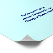 Poster 7" X 5" Vierge ajoutez votre image et votre (Coin)