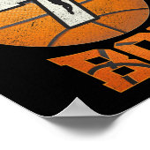 Poster 7e Anniversaire tenue garçon basket-ball 7 ans Ol (Coin)