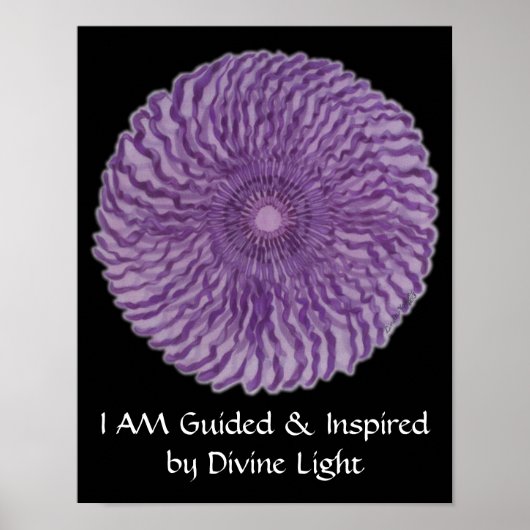 Poster 7e Art Chakra #2 - Connexion Divine (Devant)