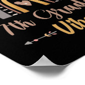 Poster 7th Grade Vibes Seventh Grade Back to School (Coin)