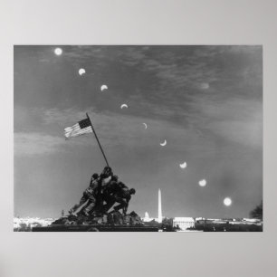 Poster 7th March 1970:  Ten separate exposures