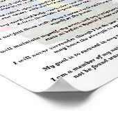 Poster 7th special forces group veterans vets creed print (Coin)