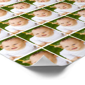 Poster 80 Collage photo individuel Personnalisé (Coin)