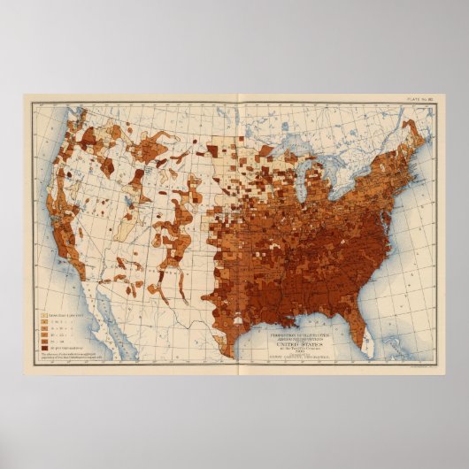 Poster 80 Proportion d'analphabètes votants noirs (Devant)