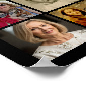 Poster 80e anniversaire 45 Photo Collage encourage à 80 a (Coin)