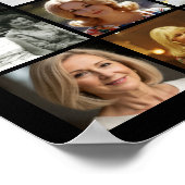 Poster 80e anniversaire 55 Collage de photos encourage à  (Coin)