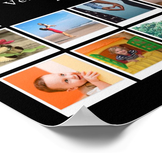 Poster 80e anniversaire Modèle photo (Coin)