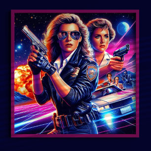 Poster 80's Action Girls