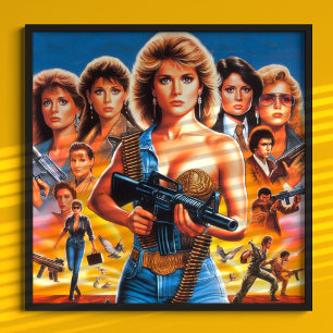 Poster 80's Action Girls