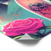 Poster 80s Horror Girl (Coin)