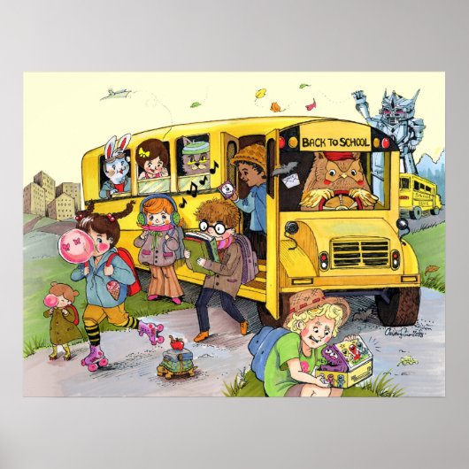 Poster 80's Old School Retro Super temps amusant! (Devant)