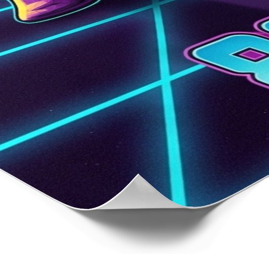 Poster 80's Retro music  (Coin)