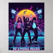 Poster 80's Retro music (Devant)