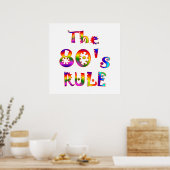 Poster 80s Rule (Cuisine)
