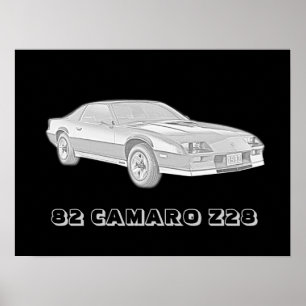 Poster 82 Camaro Z28