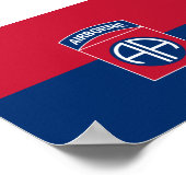 Poster 82e division aérienne Flag Military Vétéran (Coin)